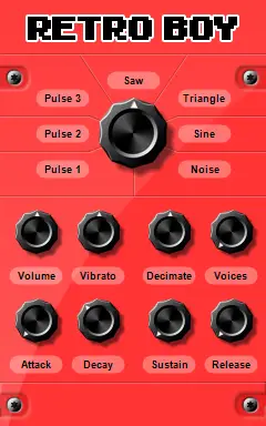 Retro Boy free software-synthesizer by Sound-Base Audio