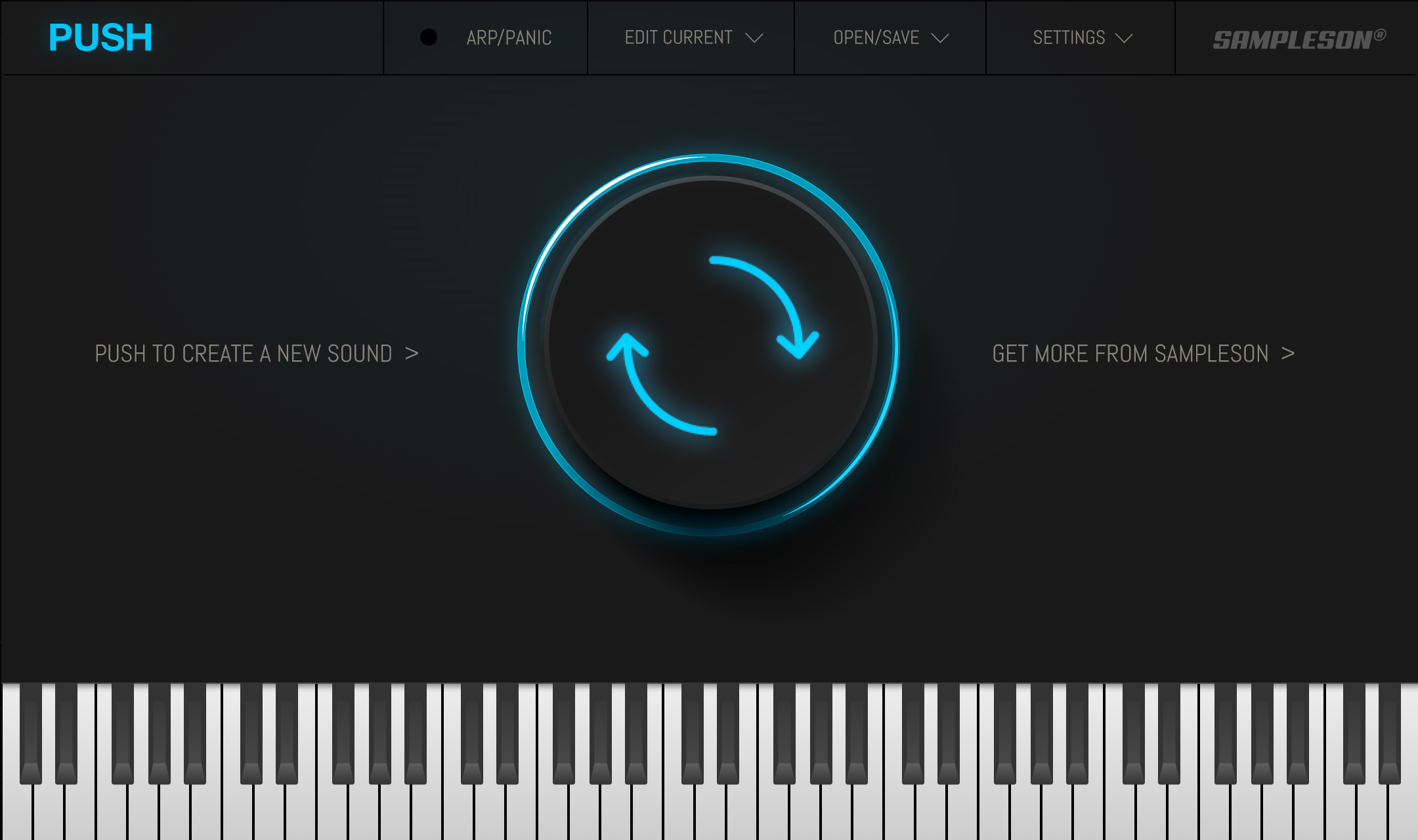 PUSH free software-synthesizer by Sampleson
