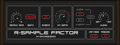 R-Sample Factor free bit-crusher by Synthescience