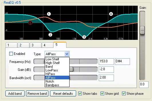 ReaEQ free eq by Cockos