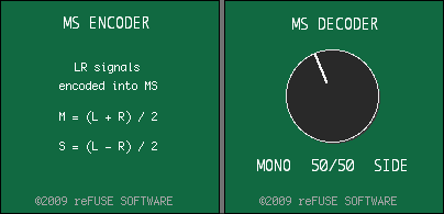 Mid-Side Suite free stereo-imaging by reFuse Software