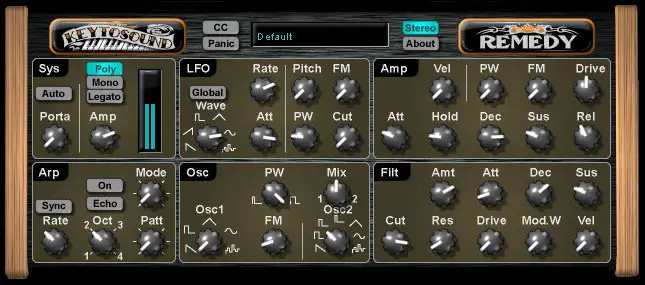 Remedy free software-synthesizer by KeyToSound (Koblo)