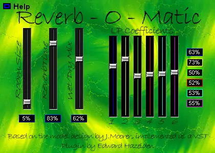 Reverb-O-Matic free reverb by Hazelden