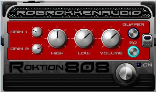 Roktion 808 free overdrive | saturation by RobRokkenAudio