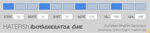 HATEFISh RhyGenerator One free sequencer by HoRNet