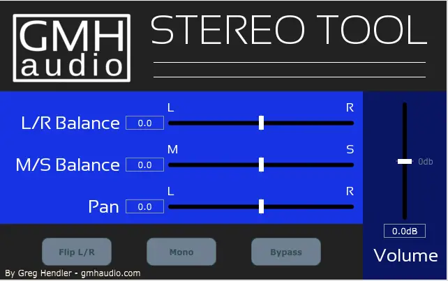 Stereo Tool free stereo-imaging by GMH Audio