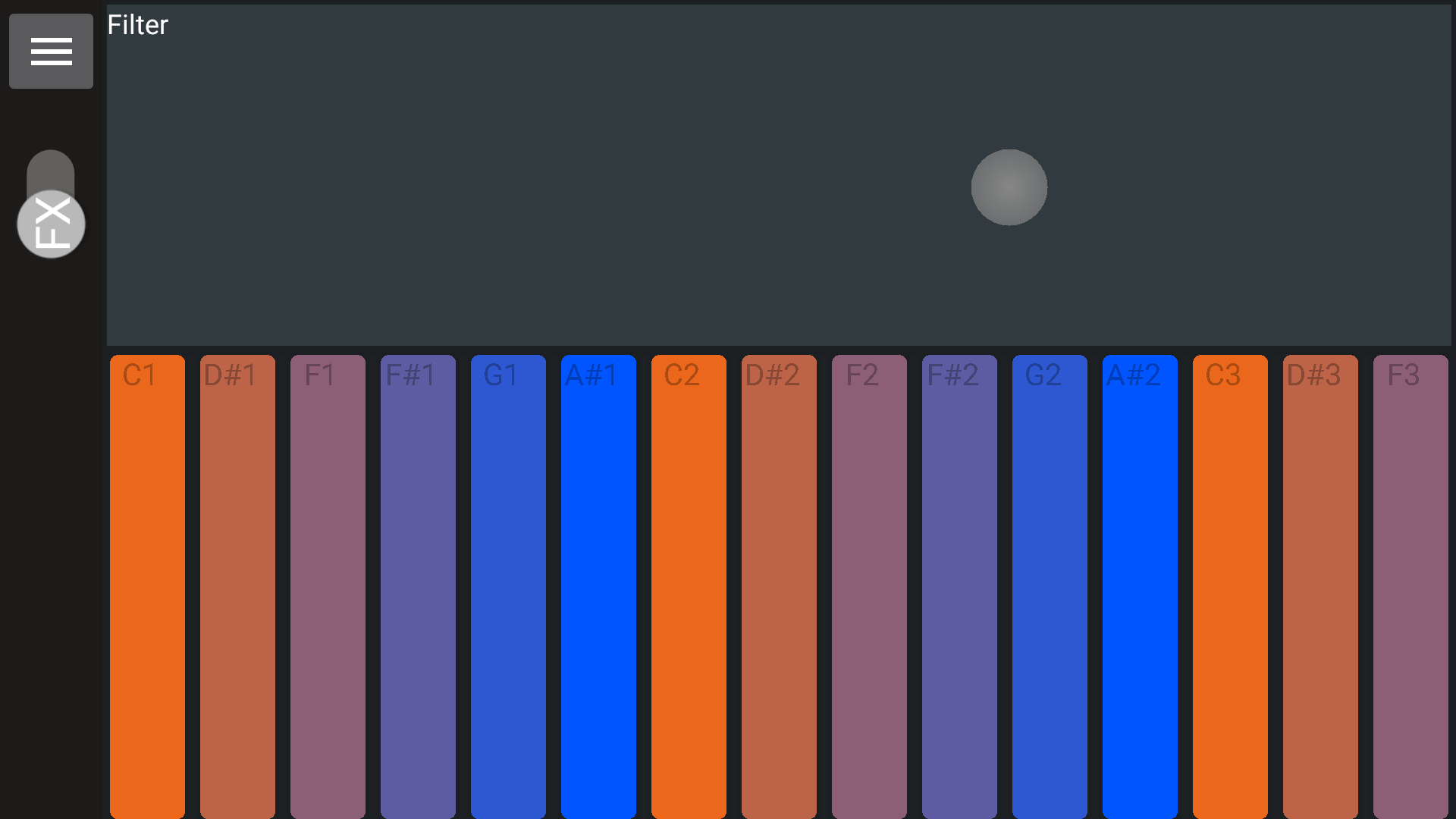 Finger Bass free software-synthesizer by Lee Scott