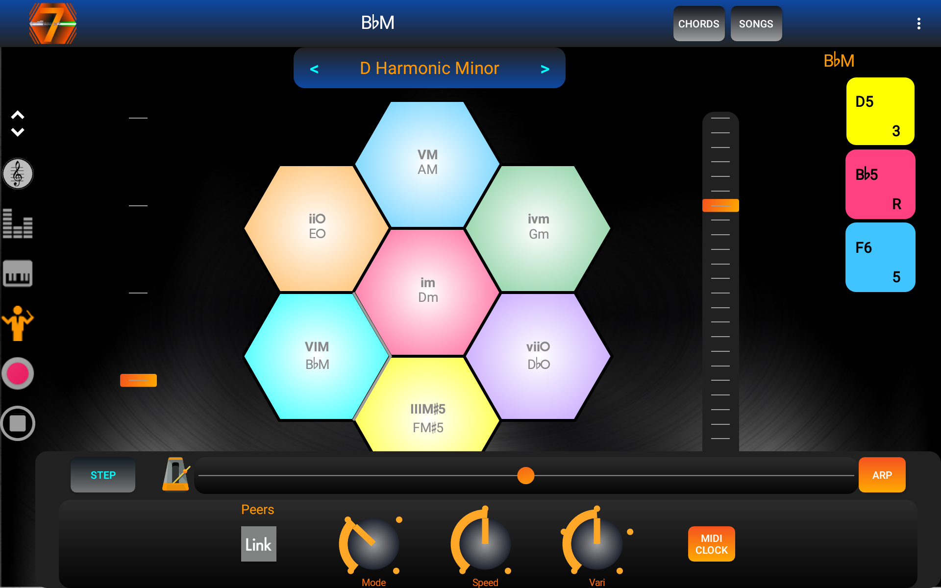 7Pad Scales and Chords free education | midi-controller by mixticstudio