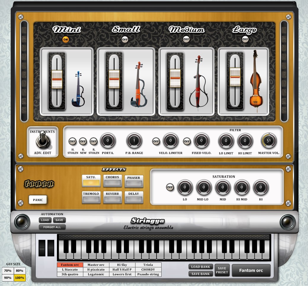 Stringya free software-synthesizer by Fanan Team