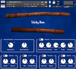 Sticky Rain free soundbank by borth audio