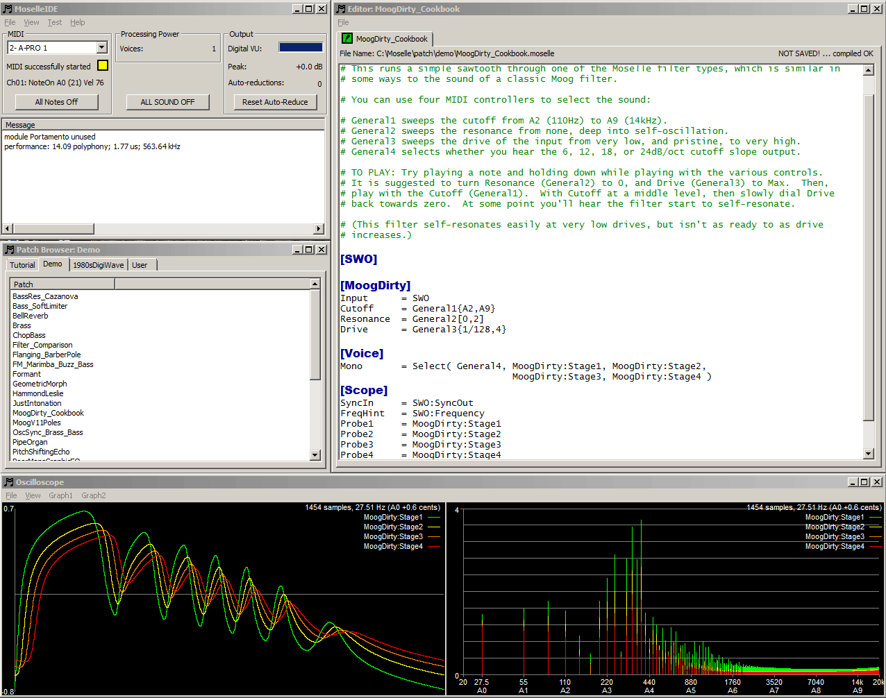 Moselle free software-synthesizer by Moselle Synthesizers