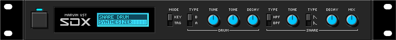 SDX free drum-machine by MARVIN VST