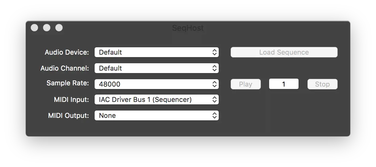 SeqHost free sequencer | host by Larry Taylor