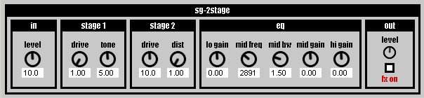 sg-2stage free distortion by Synthgeek