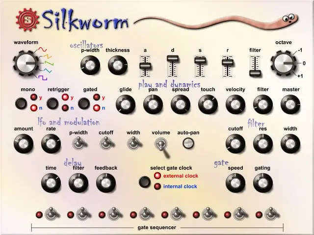 Silkworm free software-synthesizer by Simple-Media