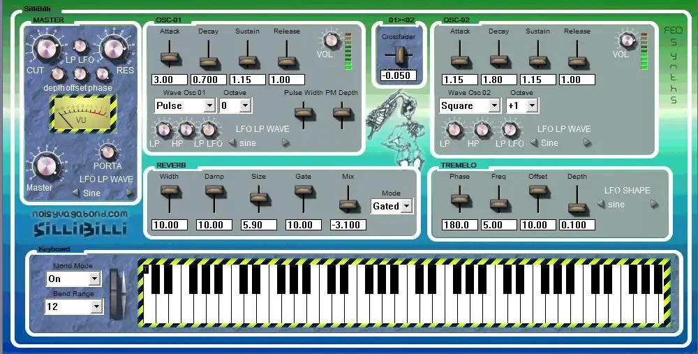 sillibilli free software-synthesizer by fascinating earthbound objects