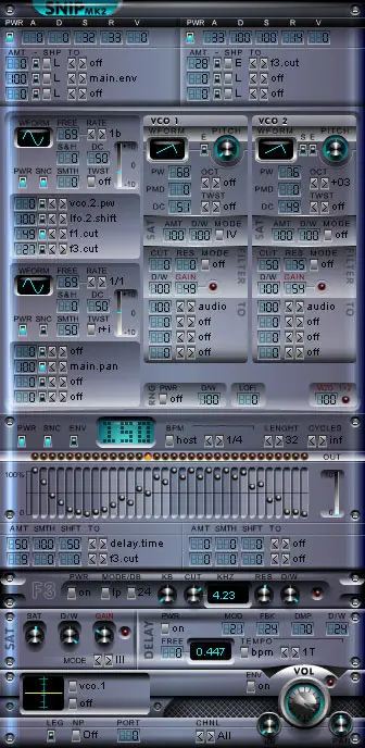 Snip free software-synthesizer by Novaflash