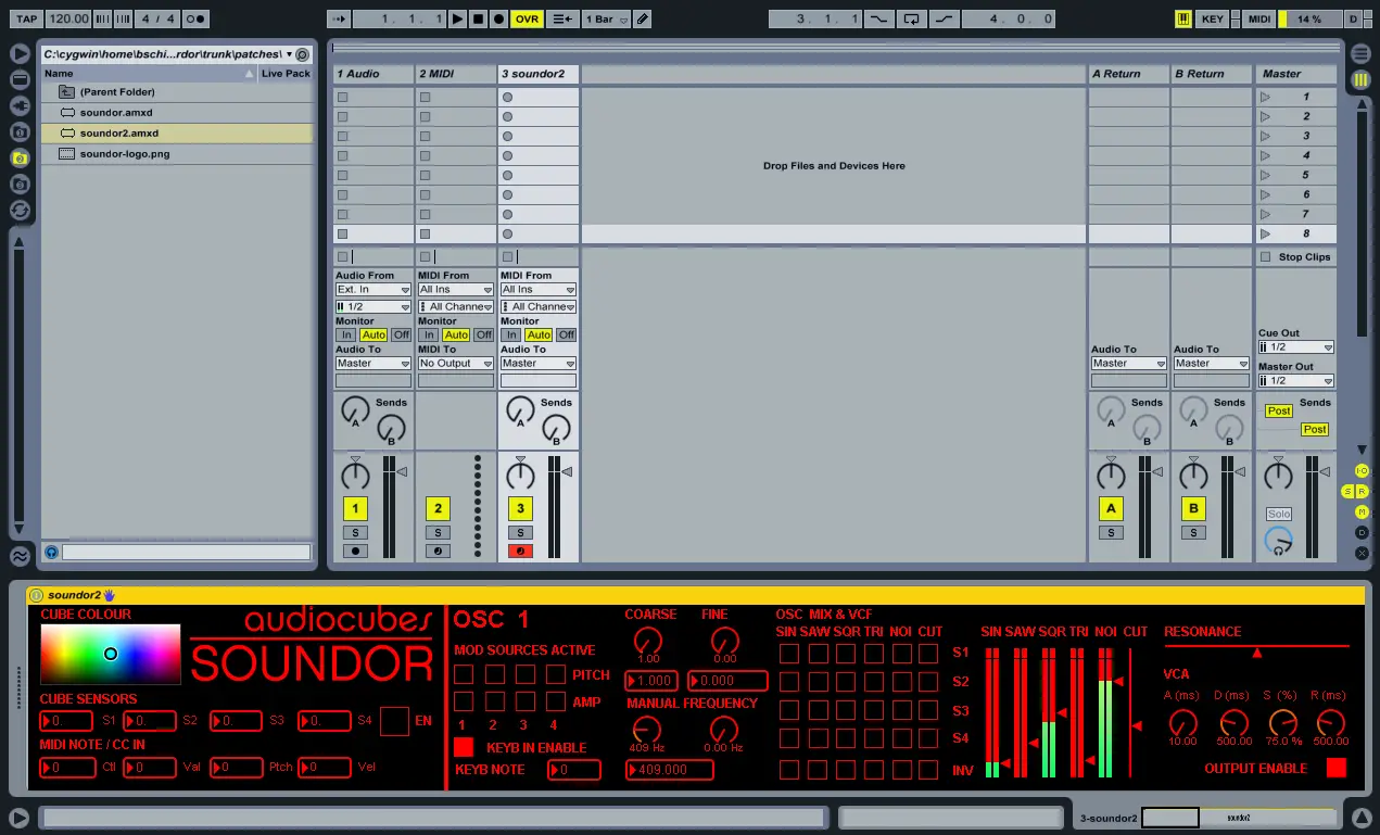 Soundor free soundbank by Percussa