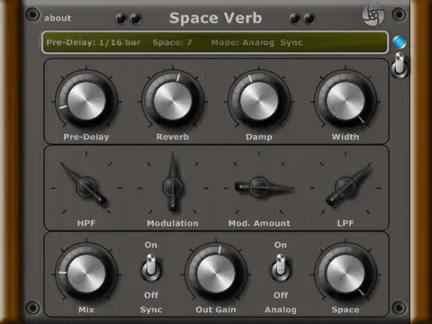 Space Verb free reverb by Ourafilmes