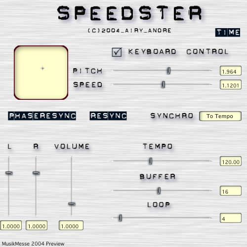 Speedster free pitch-shifter | time-stretcher by AA