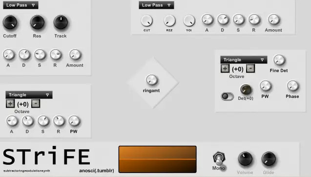 STriFE free software-synthesizer by anosci