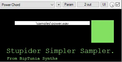 Stupider Simpler Sampler free sampler by BipTunia Synths