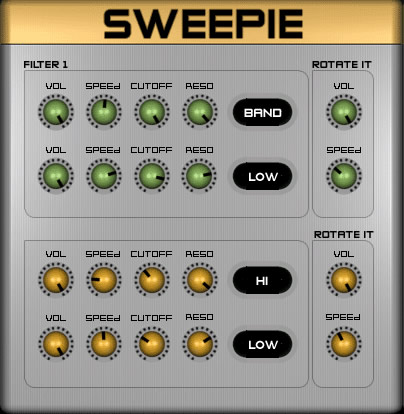 Sweepie free filter by Odo Synths