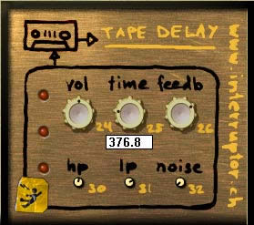 Tape Delay free delay | echo by The Interruptor