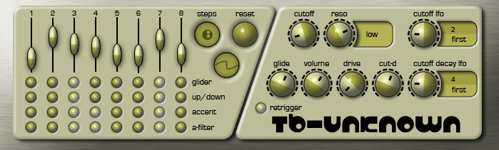TB-Unknown free software-synthesizer by Odo Synths