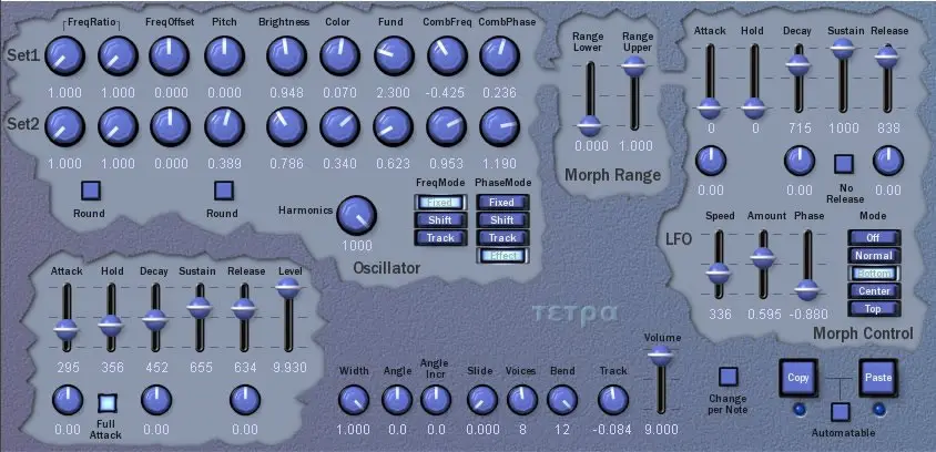 Tetra free software-synthesizer by Verklagekasper