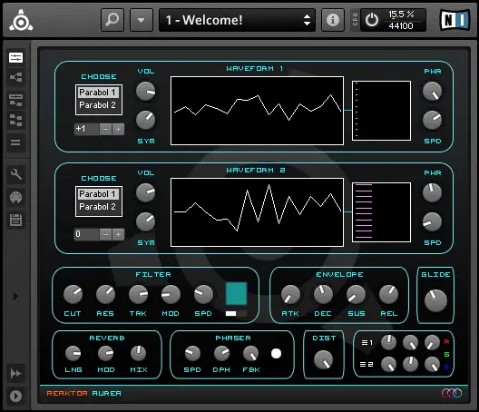 Aurea free software-synthesizer by Dario Lupo / Daze