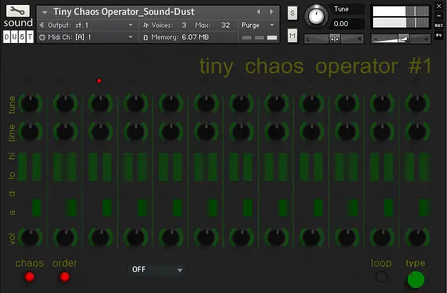 Tiny Chaos Operator free soundbank by Sound Dust