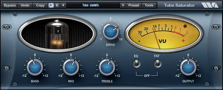 Tube Saturator Vintage free overdrive | saturation by Wave Arts