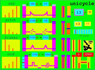 Unicycle free software-synthesizer by Spacedad