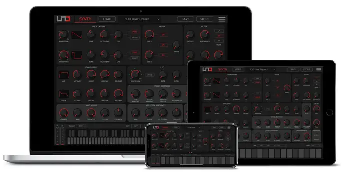 UNO Synth Editor free software-synthesizer by IK Multimedia
