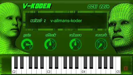 V-Koder (vst) free vocoder by DCSI