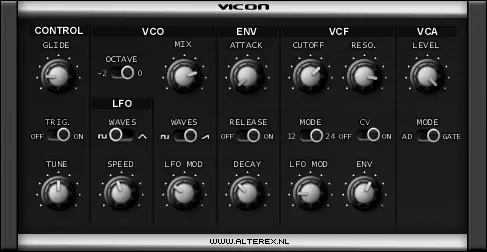 ViCON free software-synthesizer by Alterex