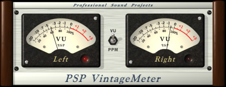 Absoluut Opschudding Mark PSP VintageMeter Free Metering, Studio Tool, Vu-Meter | VST Warehouse