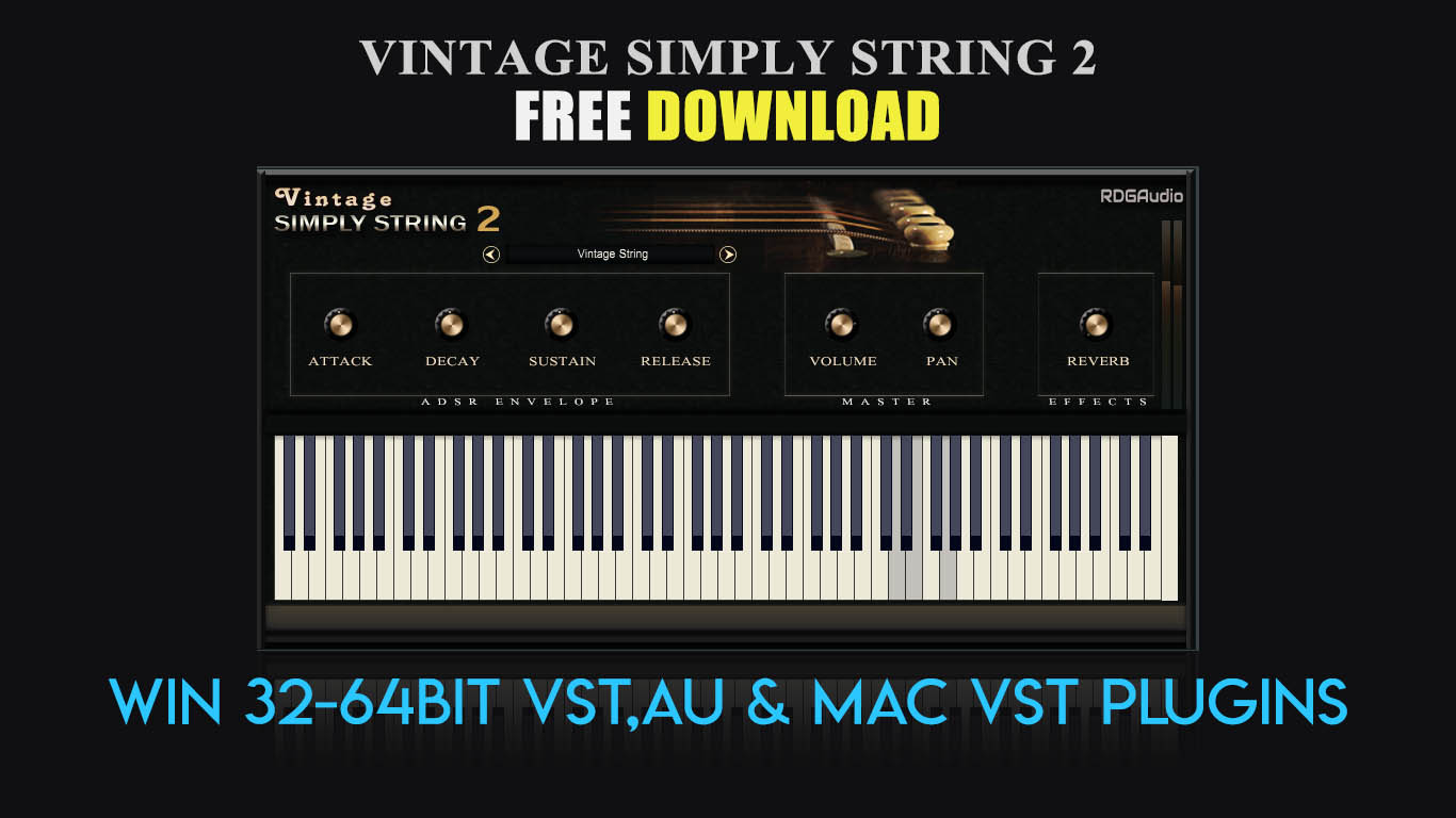 Vintage Simply String 2 free software-synthesizer by RDGAudio
