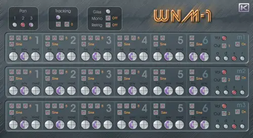 WNM-1 free software-synthesizer by KlangLabs