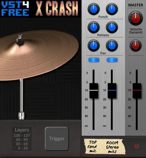 X Crash free rompler by VST4FREE