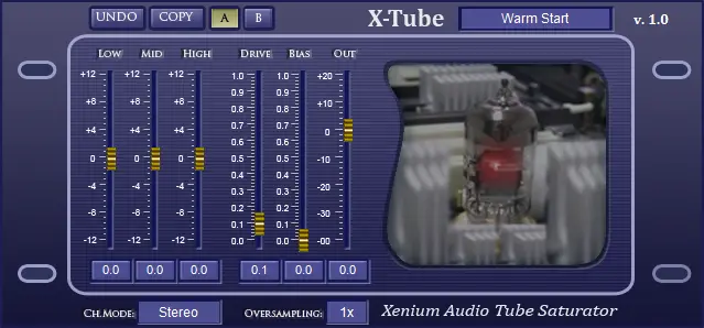 X-Tube free overdrive | saturation by Xenium Audio