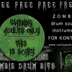 Zombie Drum Bits free soundbank by Rattly & Raw