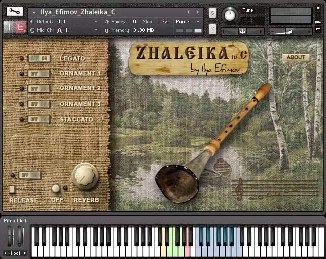 Zhaleika in C free soundbank by Ilya Efimov Production