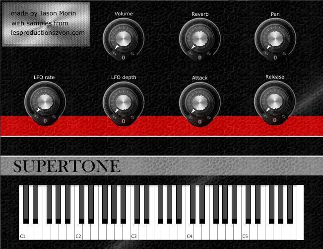 Supertone free rompler by Les Productions Zvon